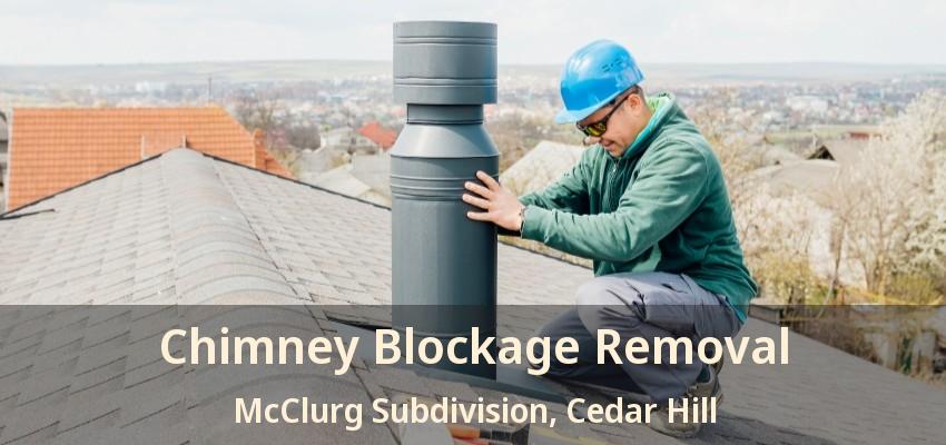 Chimney Blockage Removal McClurg Subdivision, Cedar Hill - TX