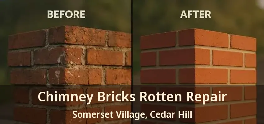 Chimney Bricks Rotten Repair Somerset Village, Cedar Hill - TX