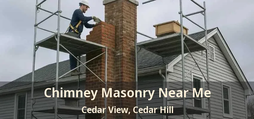 Chimney Masonry Near Me Cedar View, Cedar Hill - TX