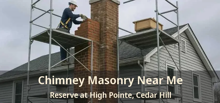 Chimney Masonry Near Me Reserve at High Pointe, Cedar Hill - TX
