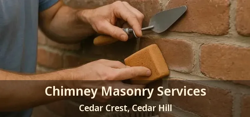 Chimney Masonry Services Cedar Crest, Cedar Hill - TX