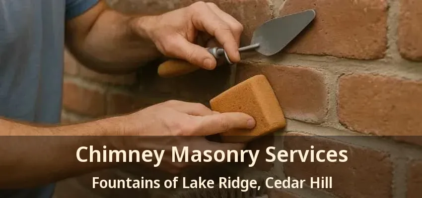 Chimney Masonry Services Fountains of Lake Ridge, Cedar Hill - TX