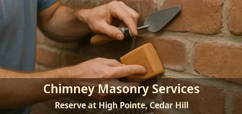 Chimney Masonry Services Reserve at High Pointe, Cedar Hill - TX