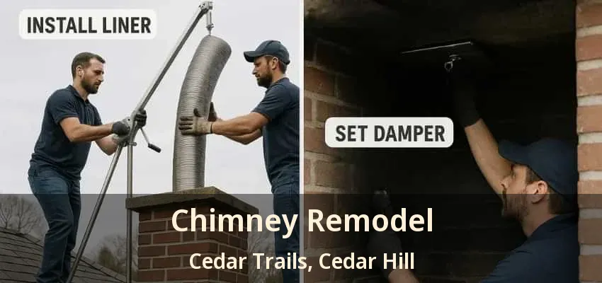 Chimney Remodel Cedar Trails, Cedar Hill - TX