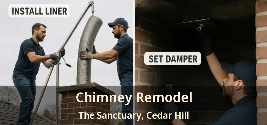 Chimney Remodel The Sanctuary, Cedar Hill - TX