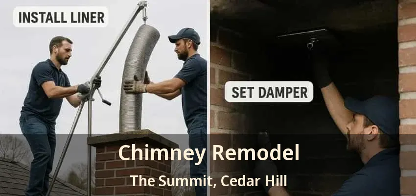 Chimney Remodel The Summit, Cedar Hill - TX