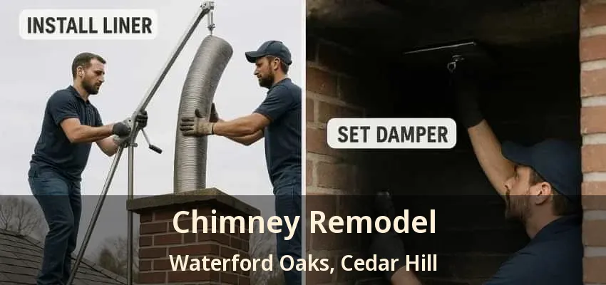 Chimney Remodel Waterford Oaks, Cedar Hill - TX