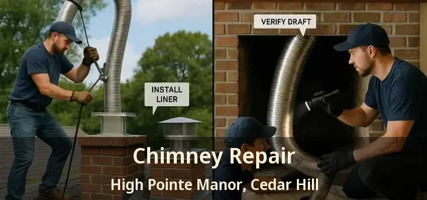 Chimney Repair High Pointe Manor, Cedar Hill - TX