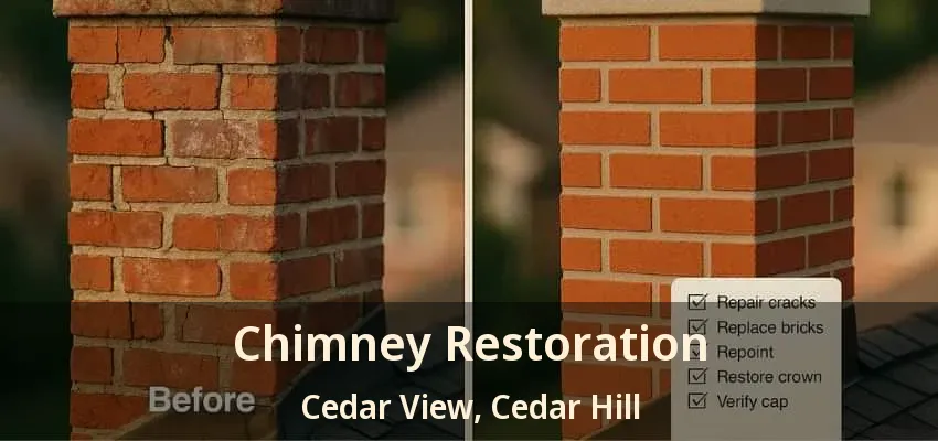 Chimney Restoration Cedar View, Cedar Hill - TX