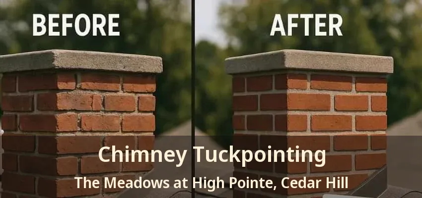 Chimney Tuckpointing The Meadows at High Pointe, Cedar Hill - TX