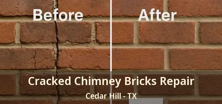 Cracked Chimney Bricks Repair Cedar Hill - TX