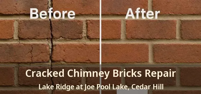 Cracked Chimney Bricks Repair Lake Ridge at Joe Pool Lake, Cedar Hill - TX