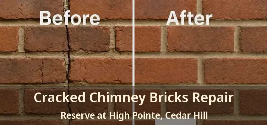 Cracked Chimney Bricks Repair Reserve at High Pointe, Cedar Hill - TX