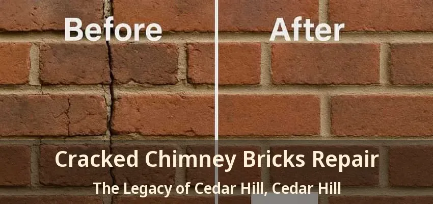 Cracked Chimney Bricks Repair The Legacy of Cedar Hill, Cedar Hill - TX