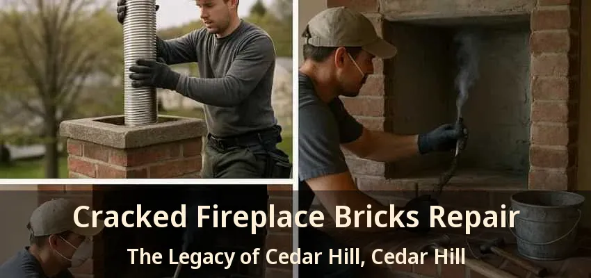 Cracked Fireplace Bricks Repair The Legacy of Cedar Hill, Cedar Hill - TX