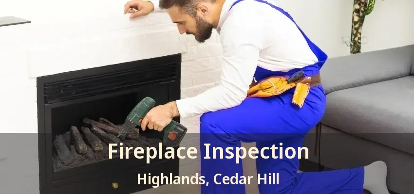 Fireplace Inspection Highlands, Cedar Hill - TX