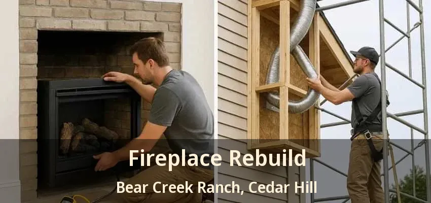 Fireplace Rebuild Bear Creek Ranch, Cedar Hill - TX