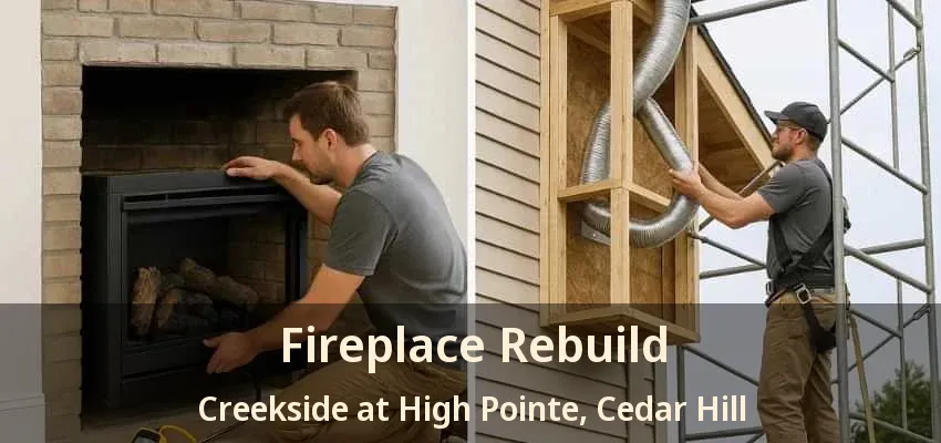 Fireplace Rebuild Creekside at High Pointe, Cedar Hill - TX
