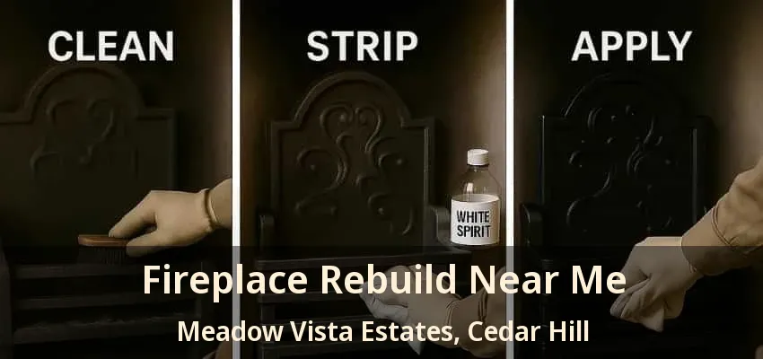 Fireplace Rebuild Near Me Meadow Vista Estates, Cedar Hill - TX