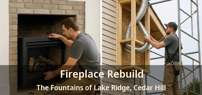 Fireplace Rebuild The Fountains of Lake Ridge, Cedar Hill - TX