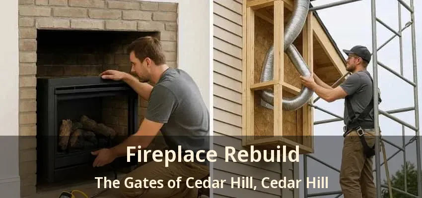 Fireplace Rebuild The Gates of Cedar Hill, Cedar Hill - TX