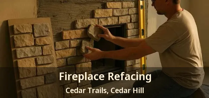 Fireplace Refacing Cedar Trails, Cedar Hill - TX