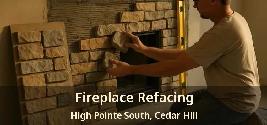 Fireplace Refacing High Pointe South, Cedar Hill - TX