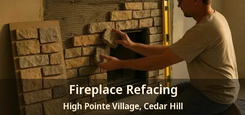 Fireplace Refacing High Pointe Village, Cedar Hill - TX