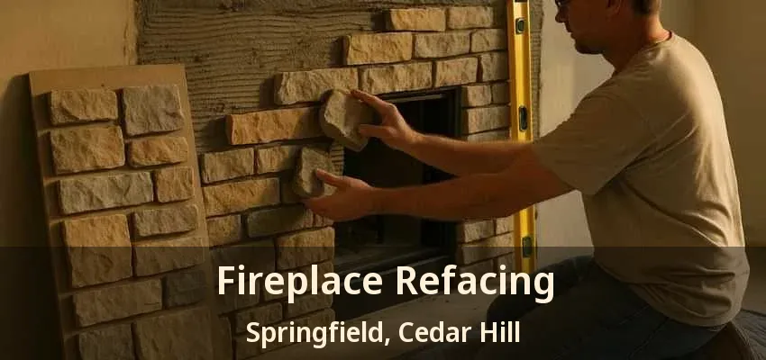 Fireplace Refacing Springfield, Cedar Hill - TX