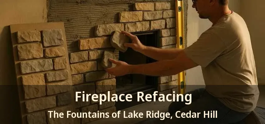 Fireplace Refacing The Fountains of Lake Ridge, Cedar Hill - TX