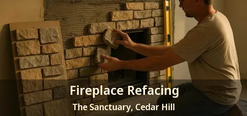 Fireplace Refacing The Sanctuary, Cedar Hill - TX