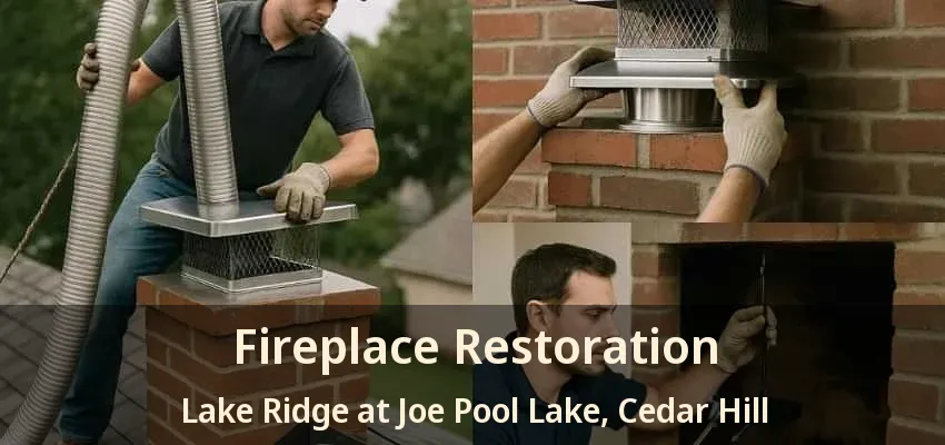 Fireplace Restoration Lake Ridge at Joe Pool Lake, Cedar Hill - TX