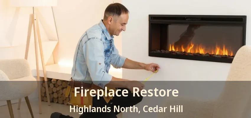 Fireplace Restore Highlands North, Cedar Hill - TX