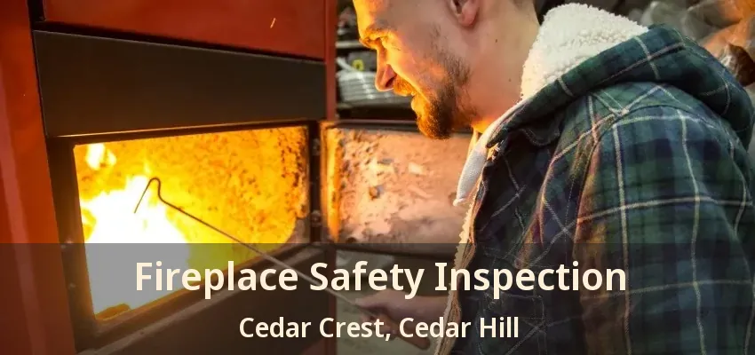Fireplace Safety Inspection Cedar Crest, Cedar Hill - TX