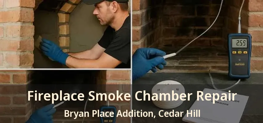 Fireplace Smoke Chamber Repair Bryan Place Addition, Cedar Hill - TX