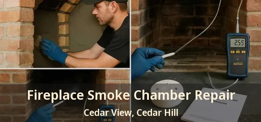 Fireplace Smoke Chamber Repair Cedar View, Cedar Hill - TX