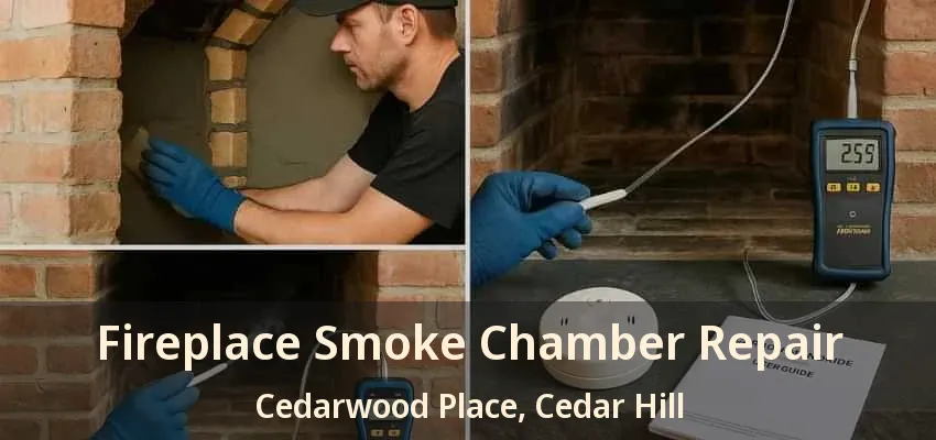Fireplace Smoke Chamber Repair Cedarwood Place, Cedar Hill - TX