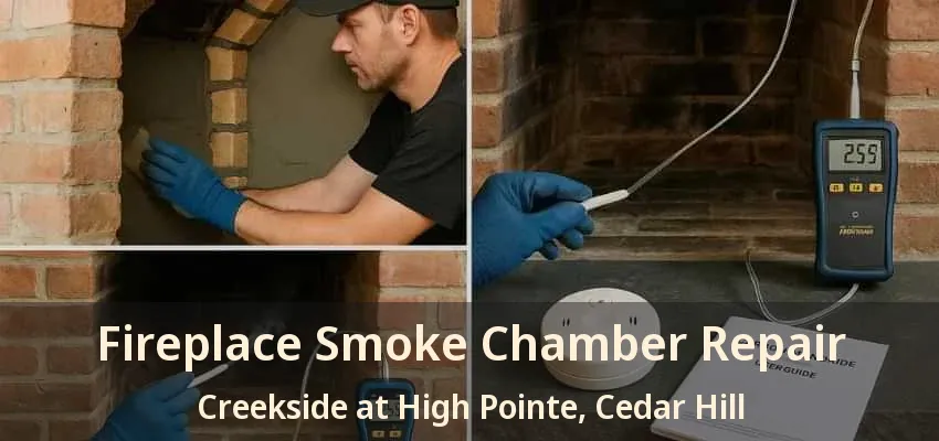 Fireplace Smoke Chamber Repair Creekside at High Pointe, Cedar Hill - TX