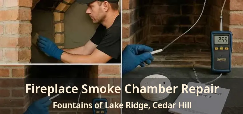 Fireplace Smoke Chamber Repair Fountains of Lake Ridge, Cedar Hill - TX