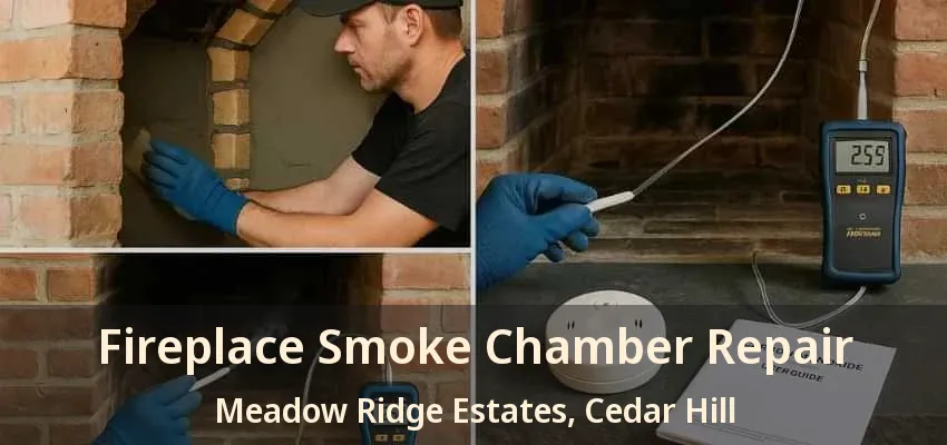 Fireplace Smoke Chamber Repair Meadow Ridge Estates, Cedar Hill - TX