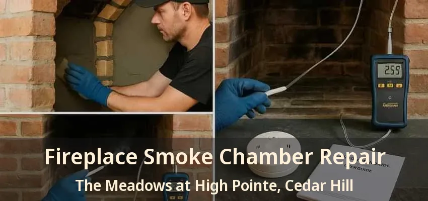 Fireplace Smoke Chamber Repair The Meadows at High Pointe, Cedar Hill - TX