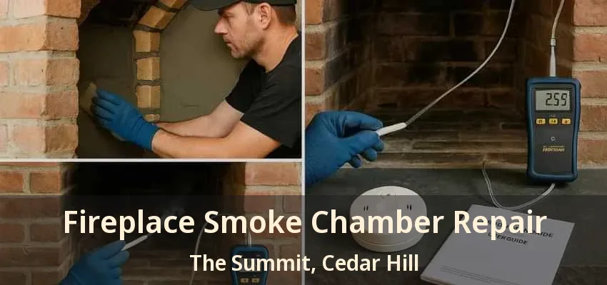 Fireplace Smoke Chamber Repair The Summit, Cedar Hill - TX