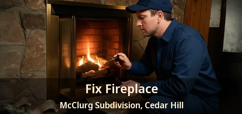 Fix Fireplace McClurg Subdivision, Cedar Hill - TX