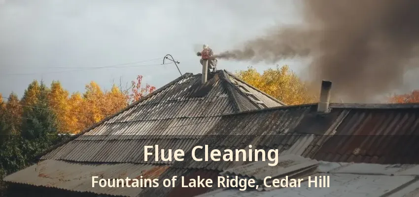 Flue Cleaning Fountains of Lake Ridge, Cedar Hill - TX