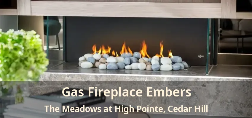 Gas Fireplace Embers The Meadows at High Pointe, Cedar Hill - TX