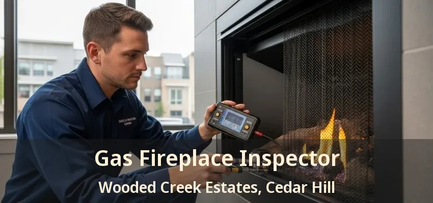 Gas Fireplace Inspector Wooded Creek Estates, Cedar Hill - TX