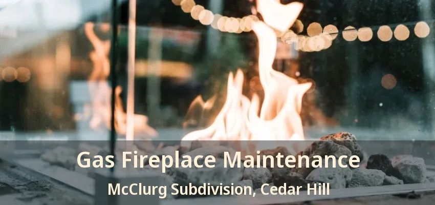 Gas Fireplace Maintenance McClurg Subdivision, Cedar Hill - TX