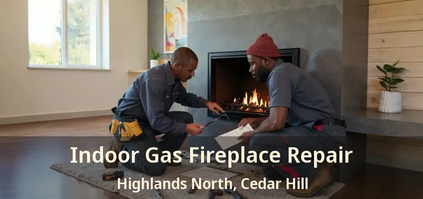 Indoor Gas Fireplace Repair Highlands North, Cedar Hill - TX