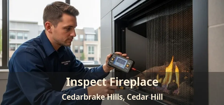 Inspect Fireplace Cedarbrake Hills, Cedar Hill - TX