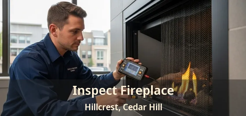 Inspect Fireplace Hillcrest, Cedar Hill - TX
